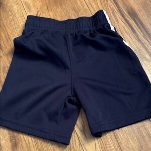 Athletic Works Kids Black Shorts with White Stripe (Bin B)